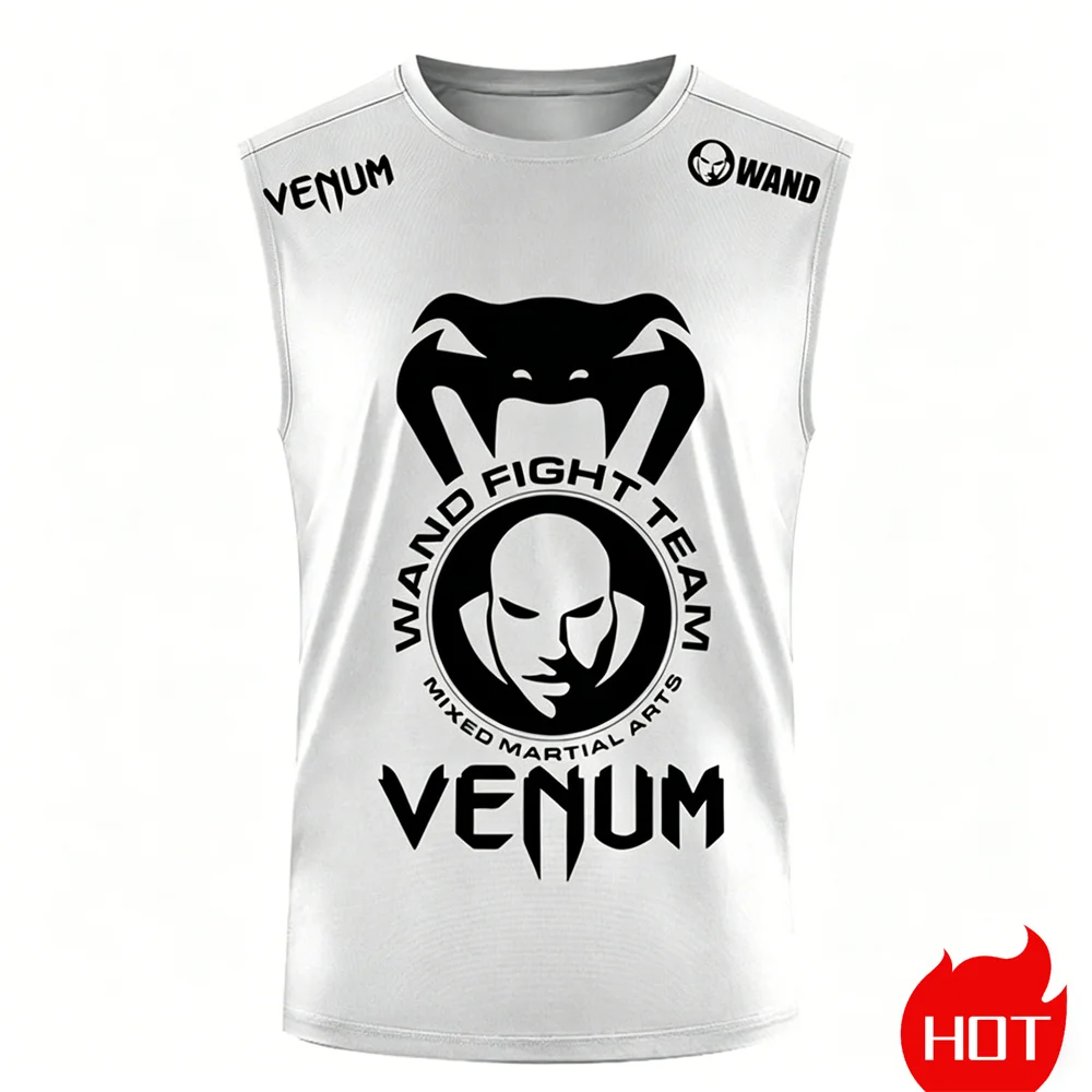Men's sleeveless T-shirt Summer Short Sleeves Snakehead 3D T-Shirts Fashion Breathable Fitness Tops Oversized graphic tank tops image 2