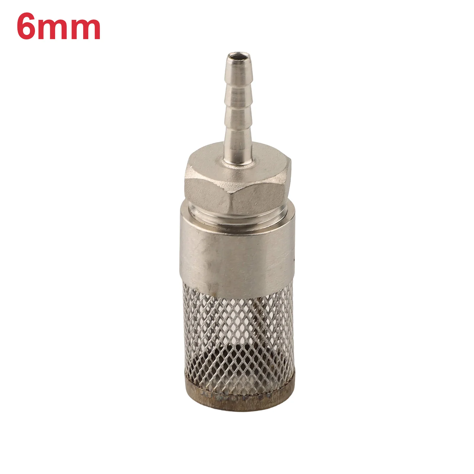 6mm 18mm Hose Barb Filter Stainless Steel Hose Filter Garden Sprinkler Easy Installation Adaptable Applications
