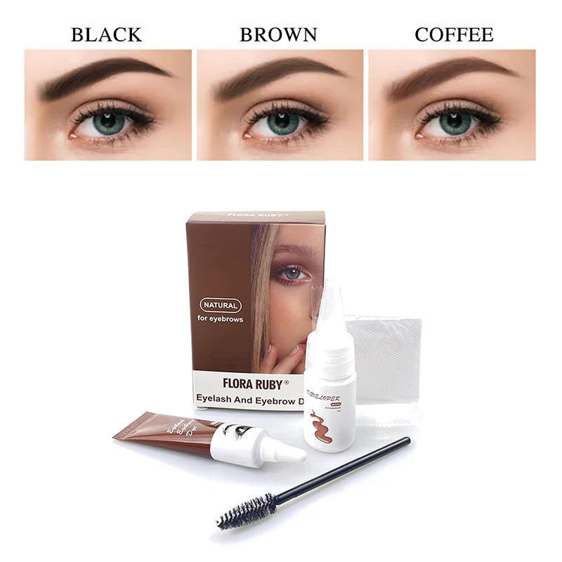 Professional Series Eyelash Eyebrow Dye Tint 15-minute Fast Tint Easy Dye Gel Eyelash Brown Black Color Tint Cream Kit New