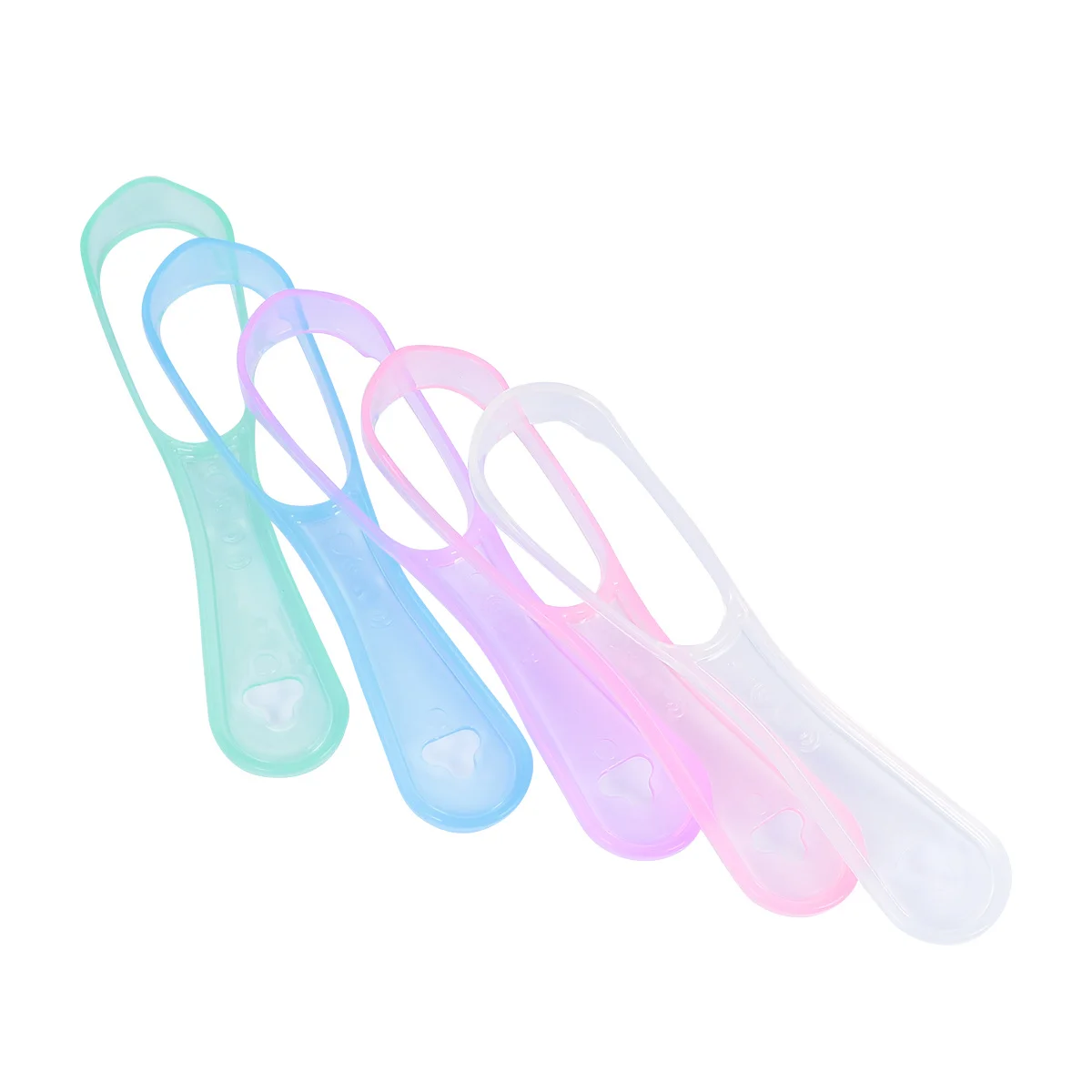 10 قطعة مكشطة اللسان الأنظف الغذاء الصف PP آمنة قابلة لإعادة الاستخدام العناية بالفم أعذب التنفس فرشاة معدنية للرجال النساء اللسان مكشطة #3