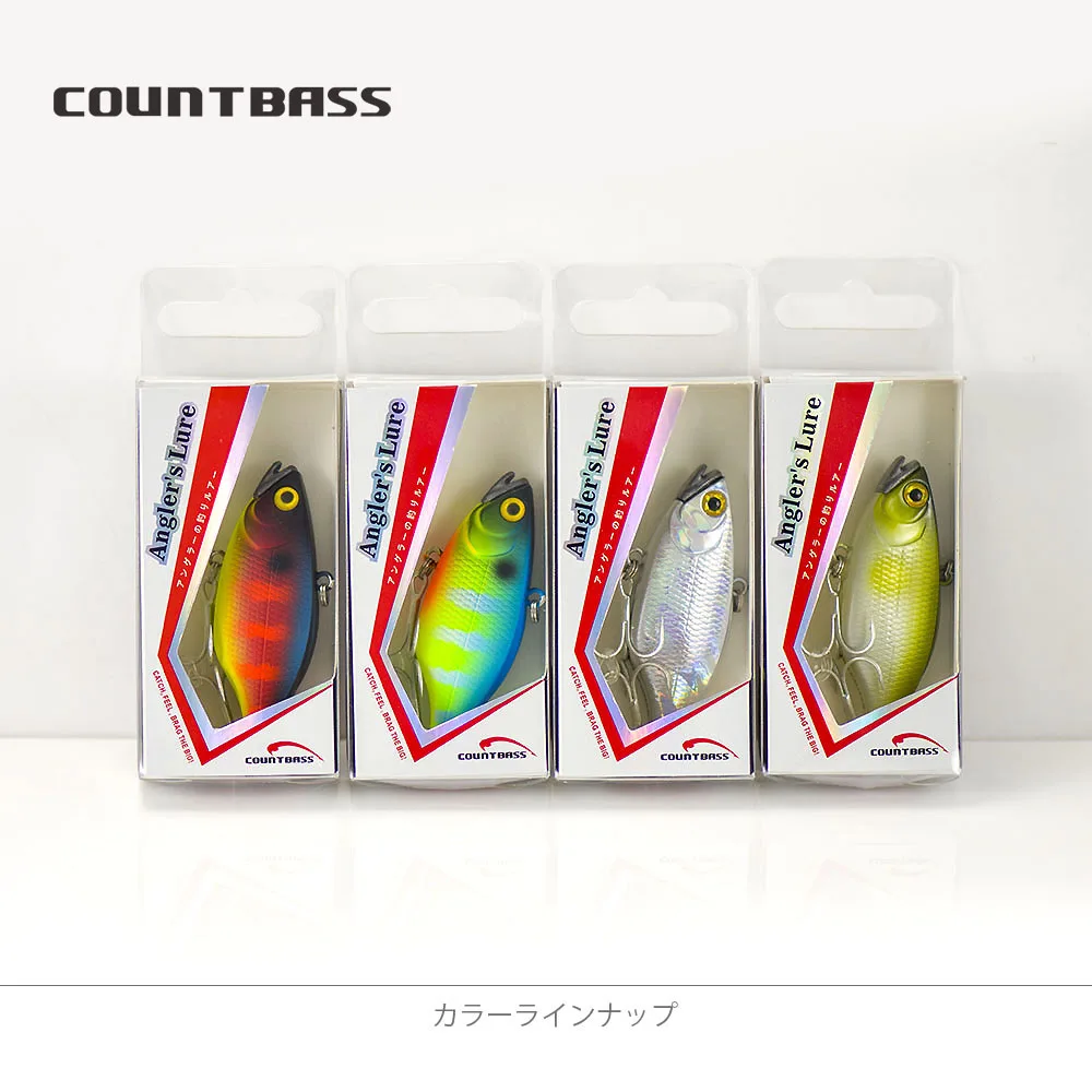 Count bass 60mm 2-1/4 "3/8g 11,7 oz. Vibrations köder Wobbler lipless Kurbel köder Angler Angel köder la peche au leurre Hardbaits – Detail 21