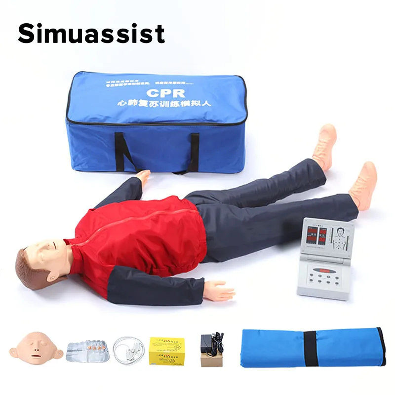 

Full Body Adult CPR Manikin First aid Mannequin, CPR Training Model/Dummy with Feedback Educational Teaching Model