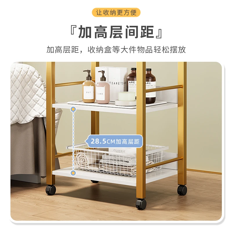 Cosmetic Manicure Salon Trolley Hairdresser Barber Lash Tattoo Salon Trolley Spa Make Up Wozek Narzedziowy Salon Furniture WKST