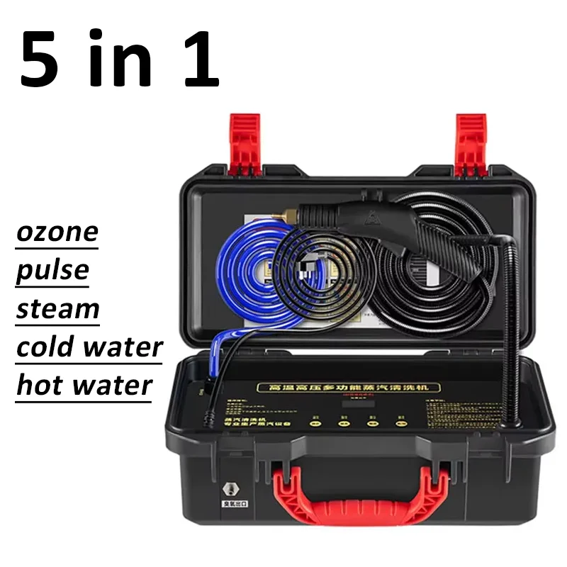 DIVEDEER Intelligente stemreinigingsmachine Hoge druk en hoge temperatuur stoomreiniger voor auto-afzuigkap airconditioner