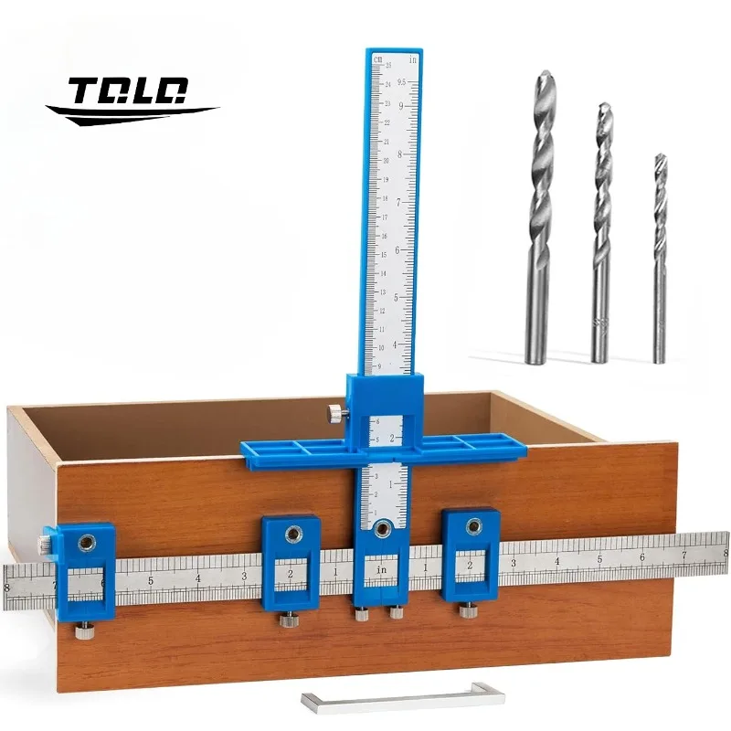 

Punching positioner,ruler,Punch Locator Drill Guide,pocket hole jig,Cabinet Jig for Handles and Pulls on Drawers/Cabinets