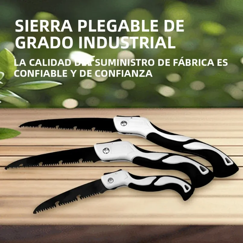 AIRAJ 11.8 inch Folding Saw Woodworking Hand Tools Multifunction Cutting Wood Sharp Camping Garden Prunch Saw Tree Chopper