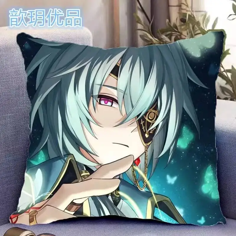 لعبة هونكاي: ستار السكك الحديدية تأثيري Anaxagoras مزدوجة الوجهين الكرتون 45 40 سنتيمتر 30 سنتيمتر المطبوعة المخدة وسادة الهدايا الأساسية