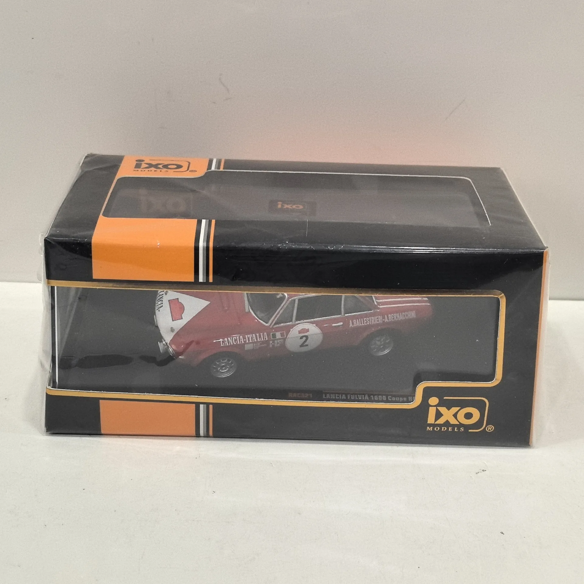 Diecast IXO Escala 1/43 LANCIA FULVIA 1600 HF # 2 1972 modelo de carro de liga de corrida brinquedo colecionável presente lembrança ornamento de exibição