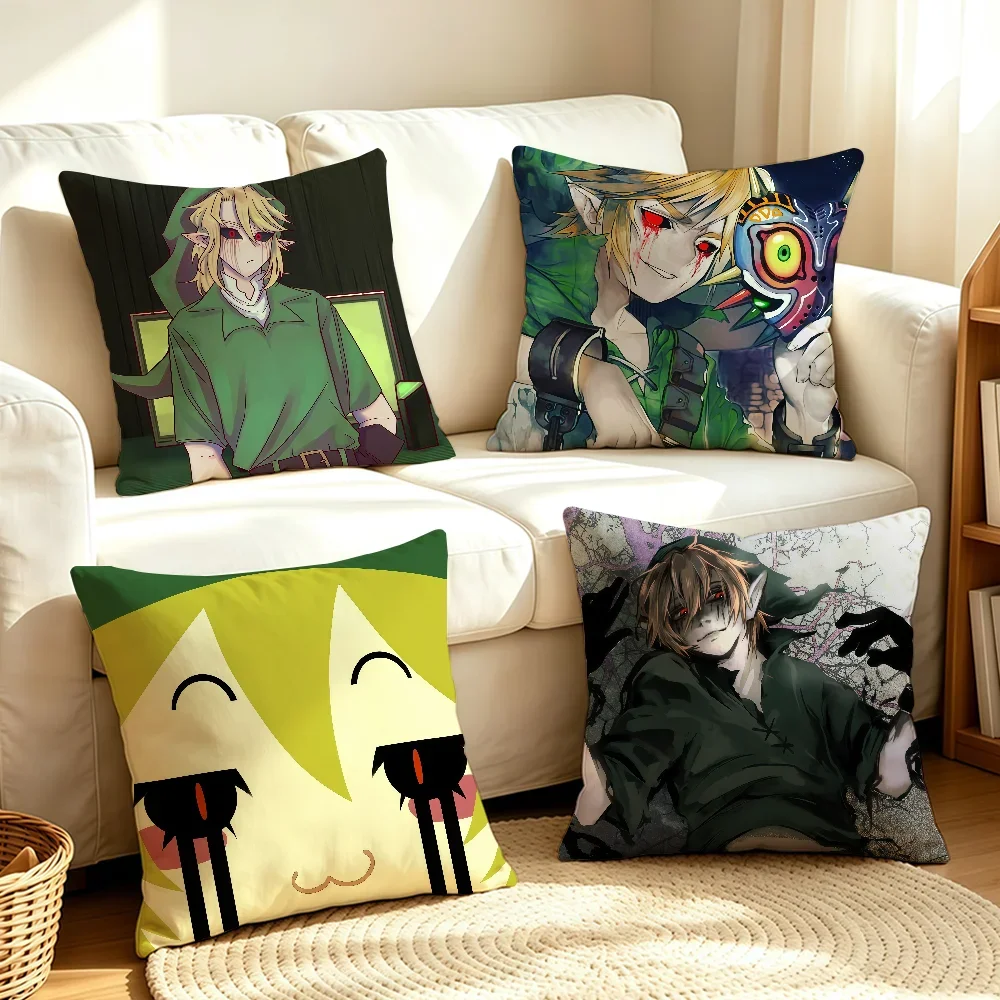 Game B-BEN D-Drowned Horror cushion cover Soft Smooth Pillow Case Hidden Zipper Washable Decorative Couch Office Gift