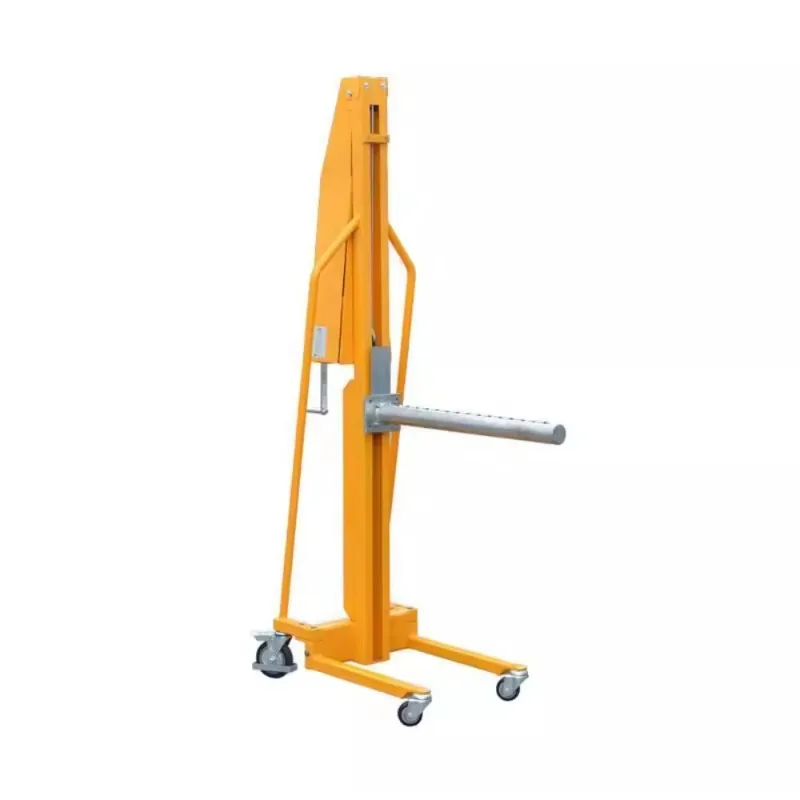 

Lightweight Hand Winch Stacker Mini Hoist Lift For Roll Material Lifting And Handling