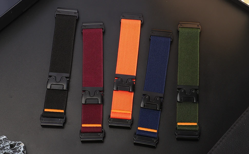 22mm 26mm Uhrenarmband für Garmin Fenix 8 7 Pro 7S 6X 5X 5Plus Venu 3 47mm 41mm Fallschirmarmband Correa Garmin Forerunner Bänder – Detail 4