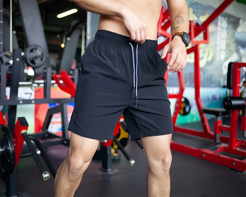 Mens Gym Fitness Shorts Bodybuilding running sports shorts Jogging Workout Male Summer Breathable Mesh Shorts men Sweatpants