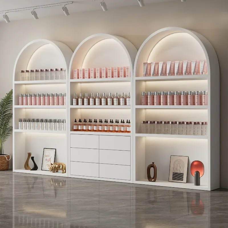 Paint Cosmetics Store Display Cabinet Beauty Salon Prokin Care Products Live Room