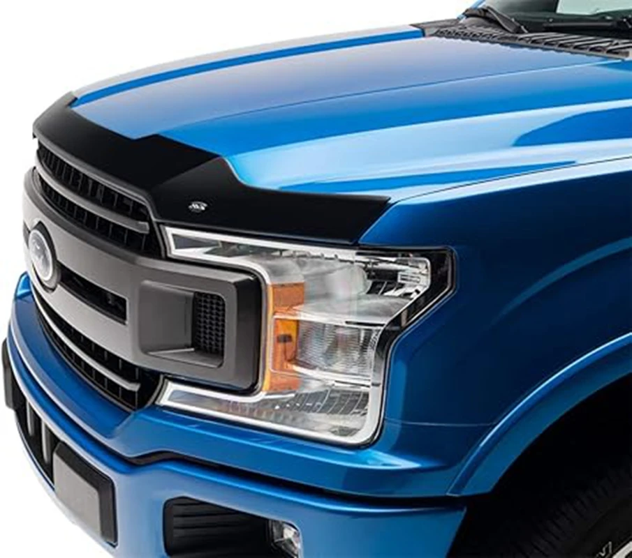 Auto Ventshade [AVS] Aeroskin Hood Protector | 2015 - 2020 Ford F-150 | Low Profile/Flush - Smoke | 322096