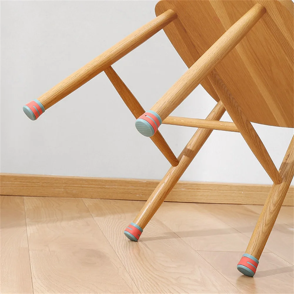 /set Silicon Table And Chair Foot Cover Universal Table Leg Pads Table And Chair Foot Covers Silent Anti-slip Leg Caps Mat