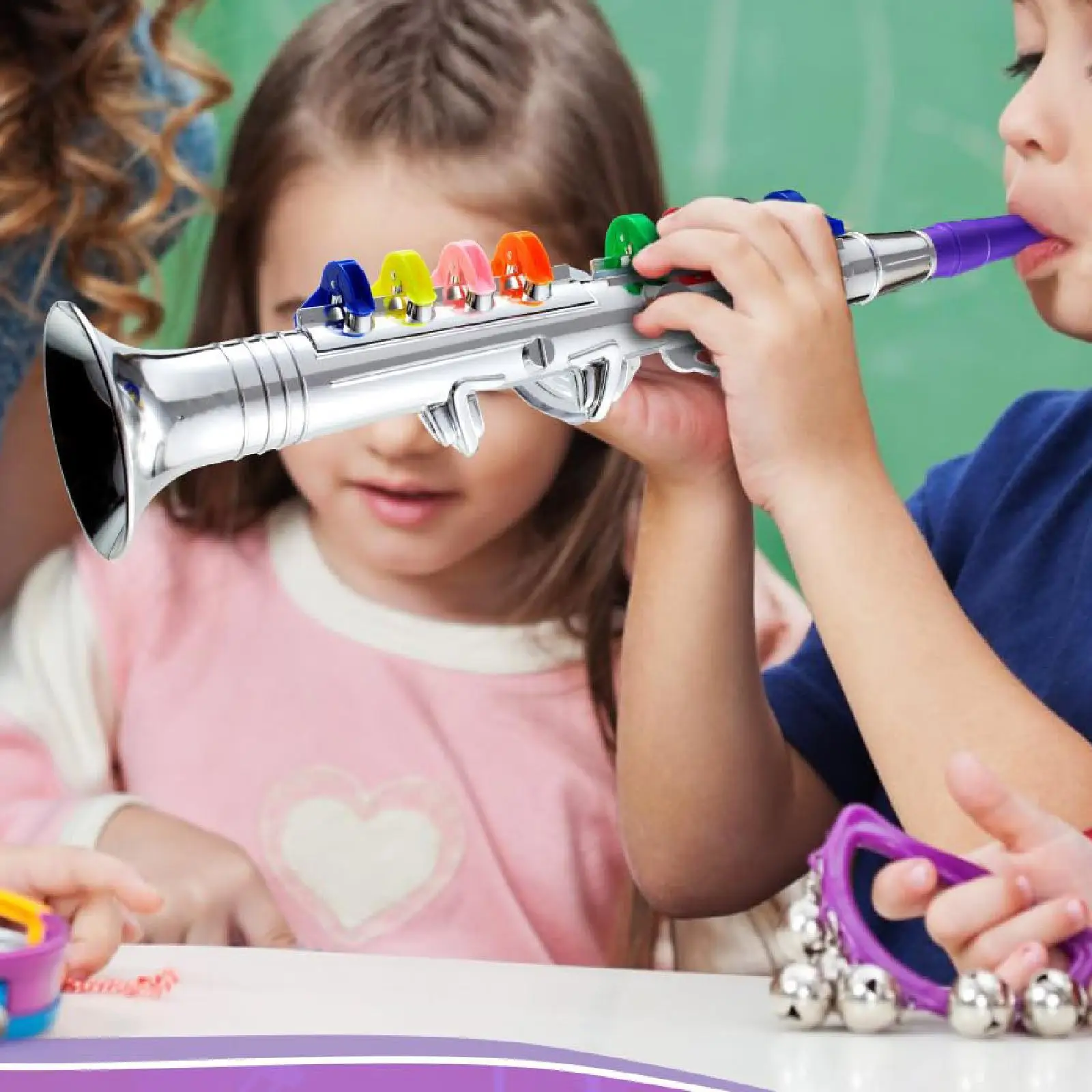 楽器サックス早期教育玩具誕生日パーティーの記念品 8 トーン子供のための演奏子供学校学習