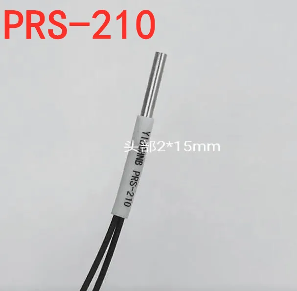 Sensor penguat serat PRS-210 PTS-210 Probe PTE-210 menyebarkan refleksi 2mm kepala pendek