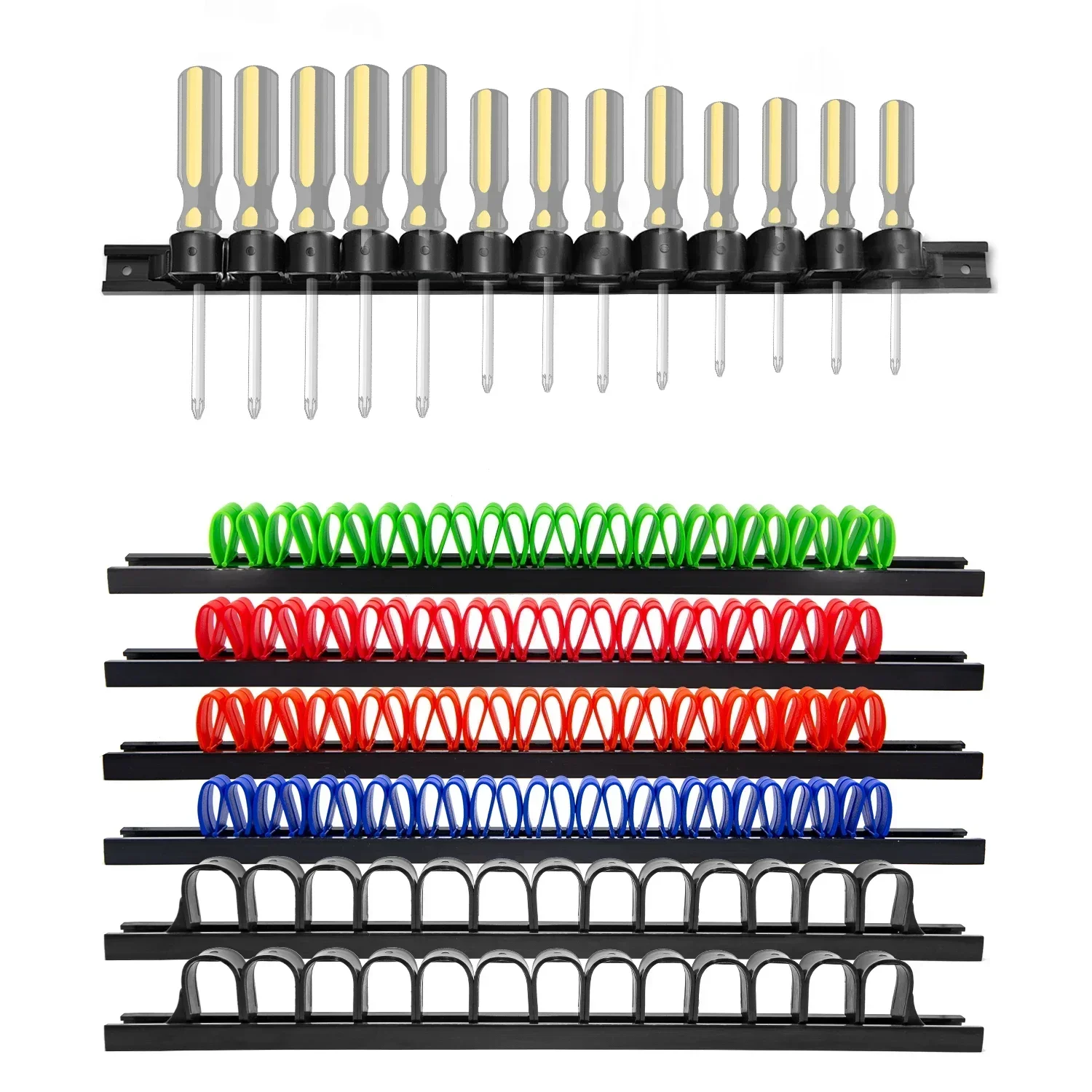 

3 шт., органайзер для отверток, держатель для инструментов, настенный органайзер, настенное крепление для тисков, плоскогубцев, отверток, организация хранения инструментов 공구정리