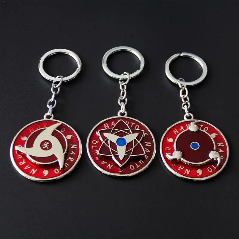 

Наруто мультфильм Шаринган брелок кулон вращающаяся подарочная коробка украсить Узумаки Наруто мультфильм окружающая игрушка праздничный подарок