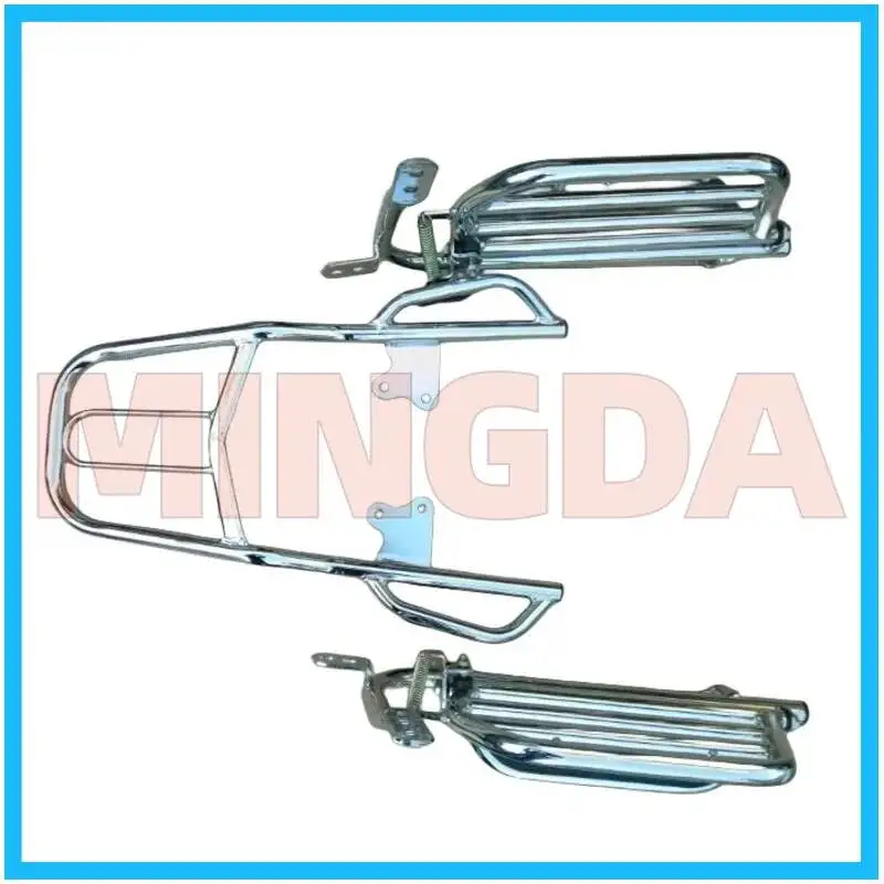 Tailstock Rear Rack / Left and Right Folding Footrests for Lifan Lf150-10b/10s Kp/kpr150 Honda Wh150-2/sdh150-f