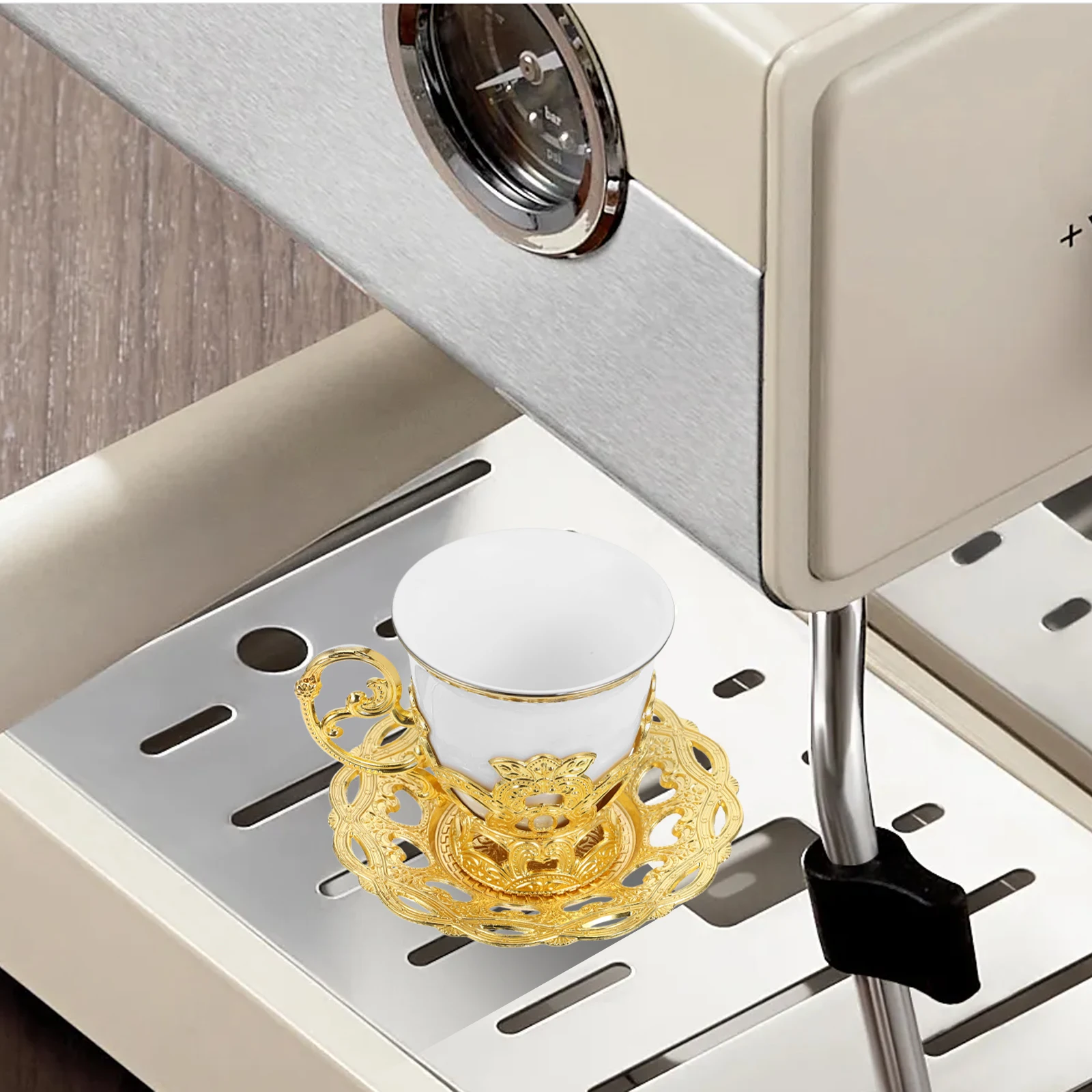 

1Set Vintage Turkish Coffee Cup Set Espresso Cups Small Tea Cups Saucer Set Türkiye Coffee Cup Latte Mug Latte Mug