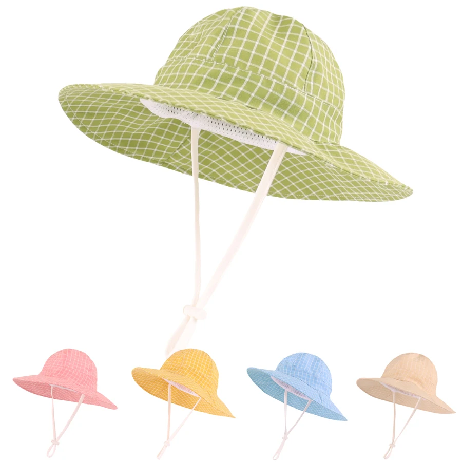 Baby Girl Sun Hat Infant Summer Beach Hats Toddler with Wide