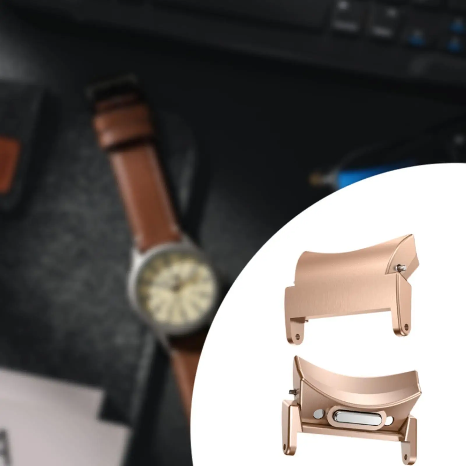 Connecting straps accessories stainless steel for Samsung Galaxy Watch 4 5 6