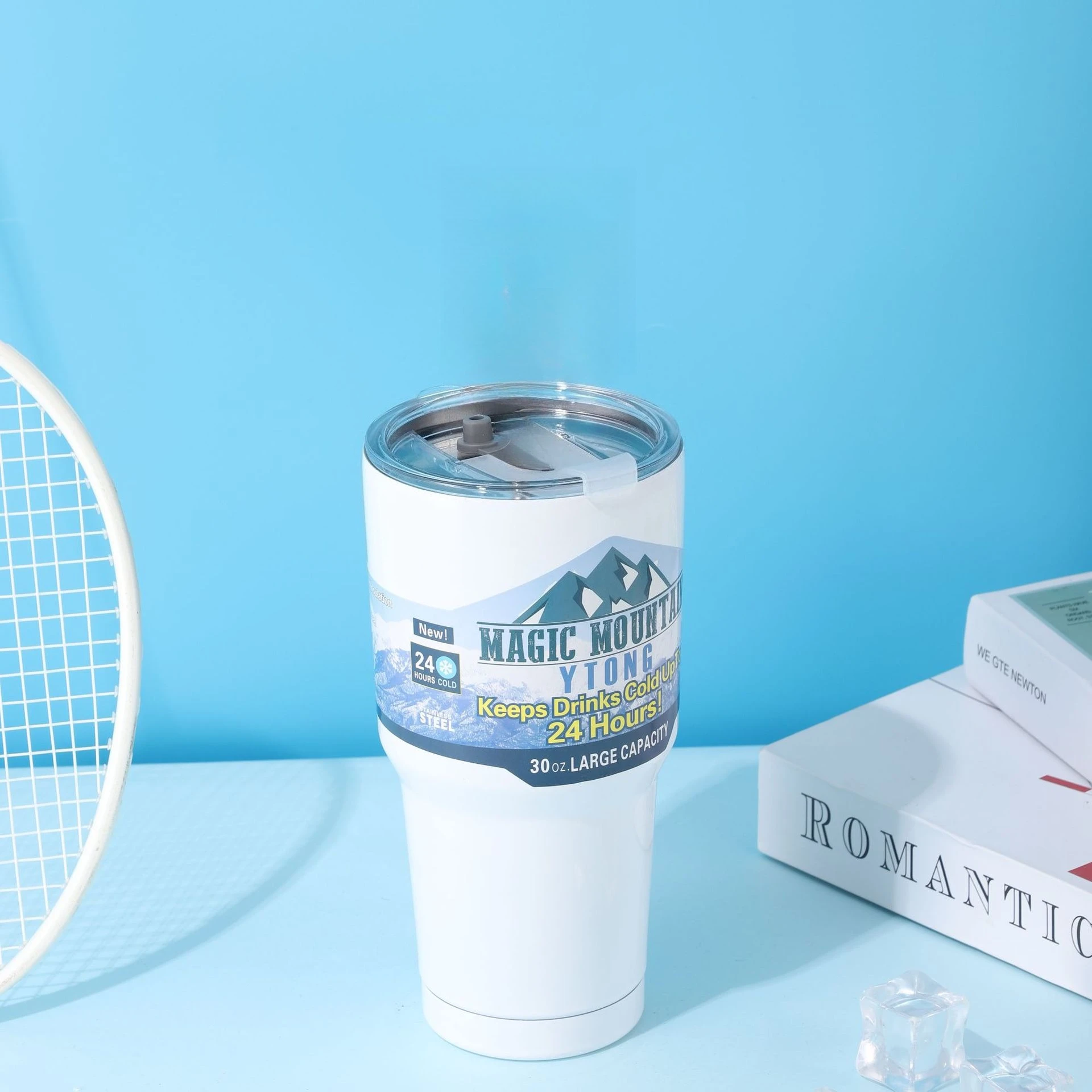 موضة جديدة زجاجة حرارية 30 أوقية كوب سيارة الترمس الفولاذ المقاوم للصدأ القهوة البيرة أكواب عصير ترمس المياه للرجال زجاجة ماء رياضية