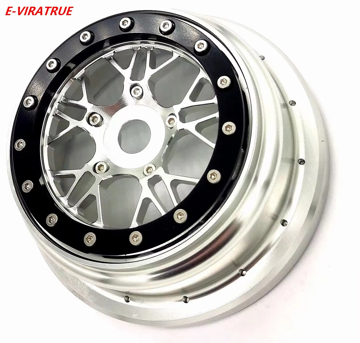 E-VIRATRUE Aluminum Bead Lock Wheel For Losi Lasernut 1/6 1pcs