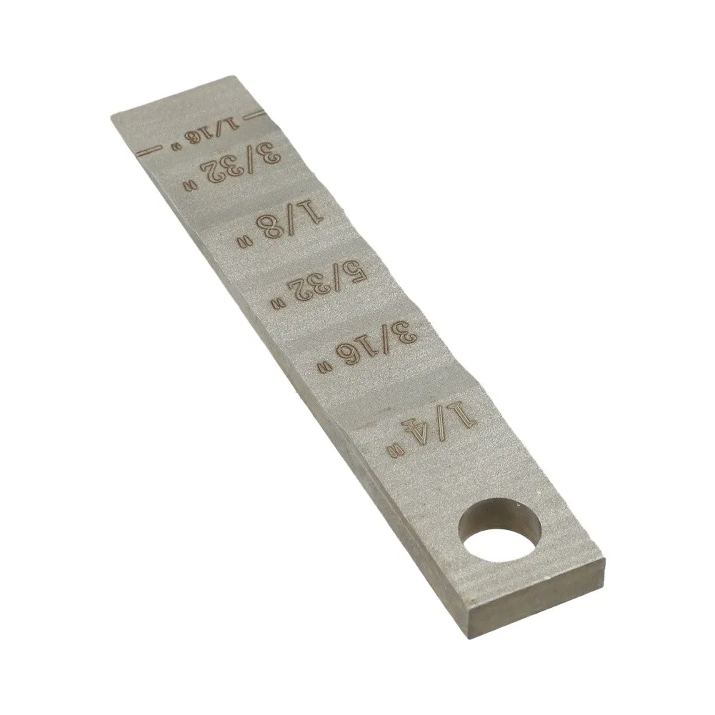 Metal Stepped Wedge Gauge for Small Pipes 2 Pack 1/16 to 1/4 Inch for Welding Spacing Alignment and Inspection