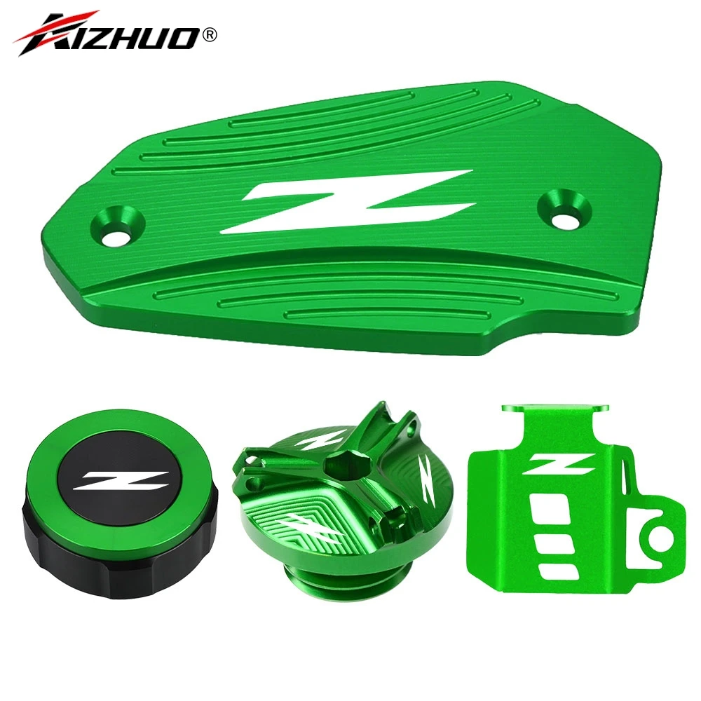 

For Kawasaki Z650 Z900 Z800 Z 900 Z 800 Z 650 2013-2025 2024 2023 Motorcycle Rear Front Brake Fluid Cap And Fuel Cap Protection