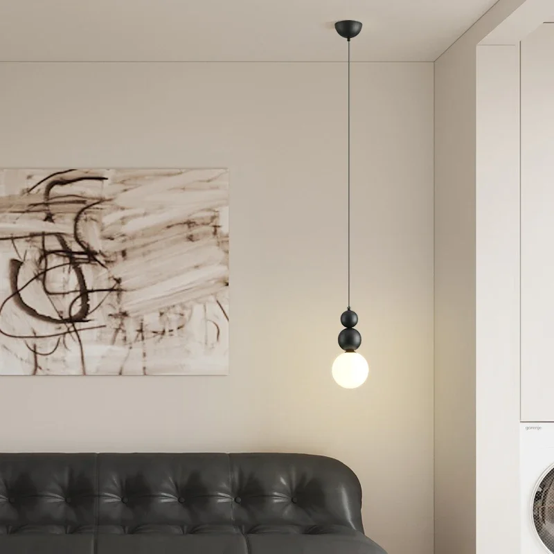 

TINNY скандинавский подвесной светильник, современная простота, прикроватная лампа для спальни, персонализированная креативная светодиодная люстра для ресторана, бара, прохода