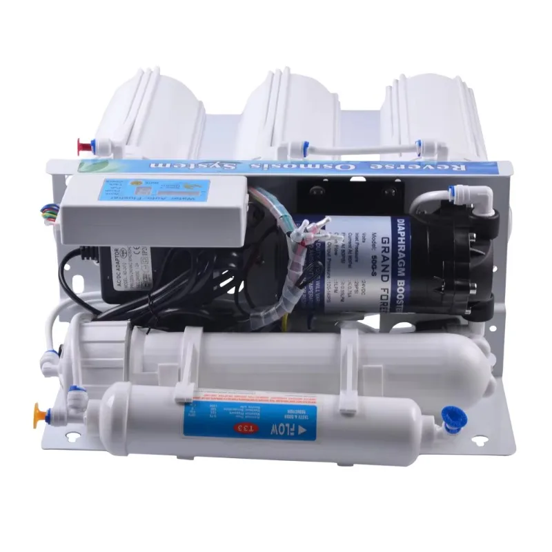 [2026]10 Inch Housing 5 Stage Portable Water Purifier System Water Filter Home Use Machine RO Water Filter Purifier Reverse Osmo view 3
