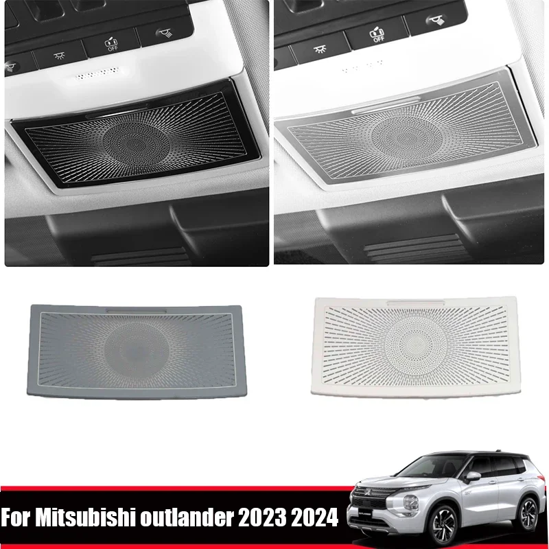 

ABAIWAI 3D полоски для Mitsubishi Outlander 2023 2024, внутренняя крыша автомобиля, передняя лампа для чтения, пылезащитный динамик, звуковой громкоговоритель