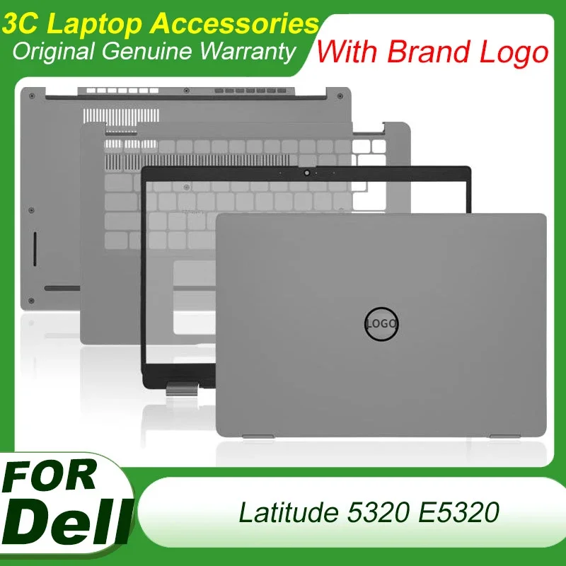 

New For DELL Latitude 5320 E5320 Laptop LCD Back Cover Screen Top Case Front Bezel Palrmest Bottom Case 0GR18W 005MRF 0007N8