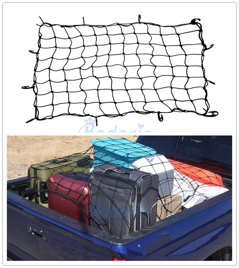 Cargo Nets Pick-up Luggage Mesh Storage Bag Organizer Net For Volkswagen Amarok Saveiro Altas Tanoak Pick Up Accessories
