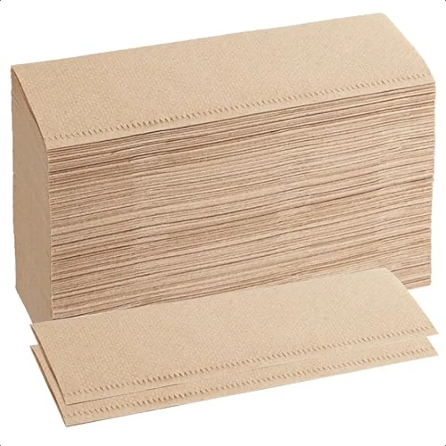 Pacote de toalhas de papel Kraft MultiFold de 2250ct. Total de 500 toalhas