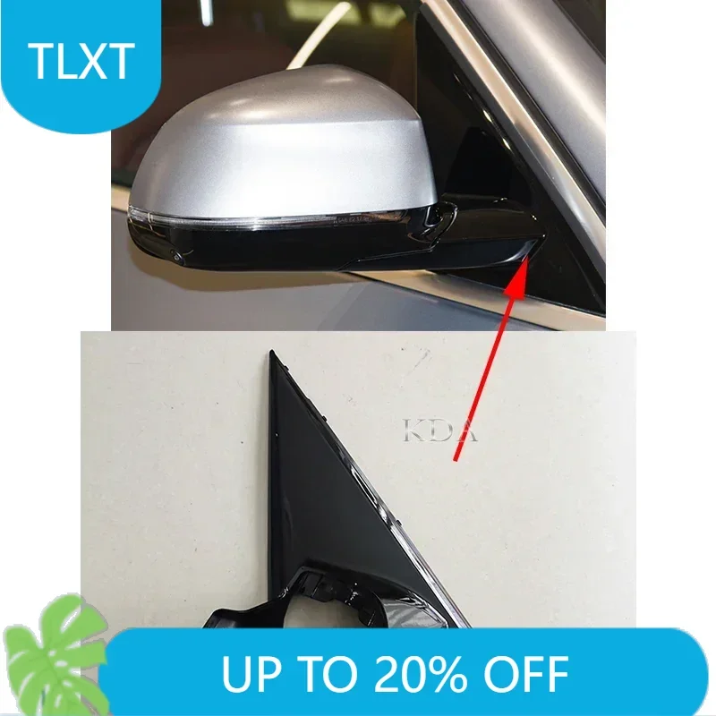 

For BMW X5 G05 2018 2019 2020 2021 2022 2023 2024 Black Front Window Triangle Trim Plate Mirror Garnish Cover Panel Base Holder