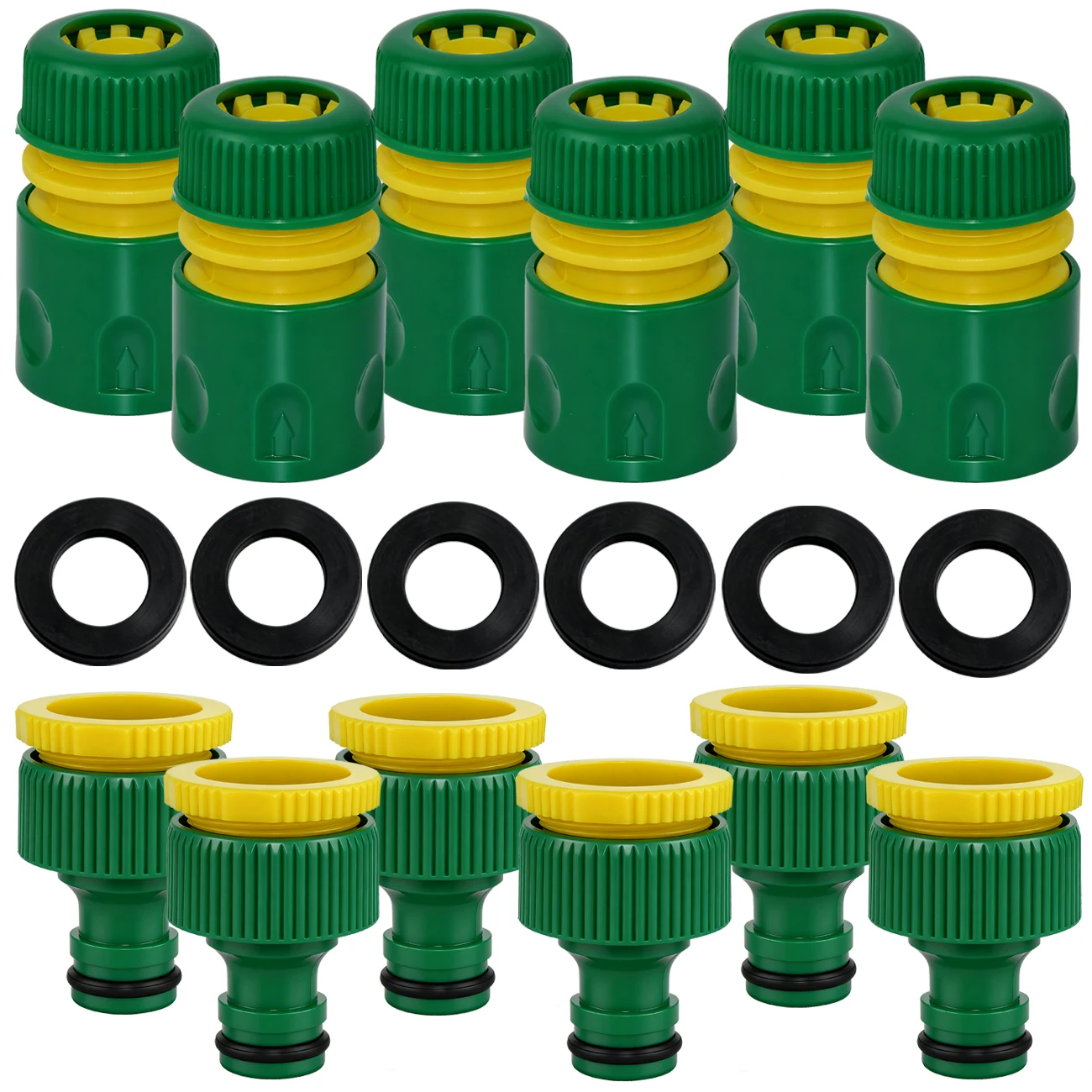 

KESLA Garden 1/2in Hose Quick Connectors Tap Adapter for 16mm Pipe Fitting Drip Irrigation Repair Extension Watering Greenhouse