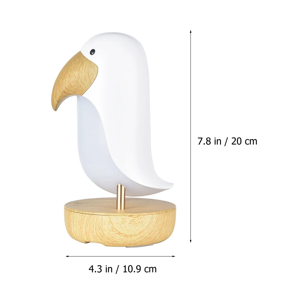 

Portable Wireless Speaker Night Light Wooden Bird Dimmable Lamp for Home Decor Bedside Dimmable Lamp Speakers with Lights