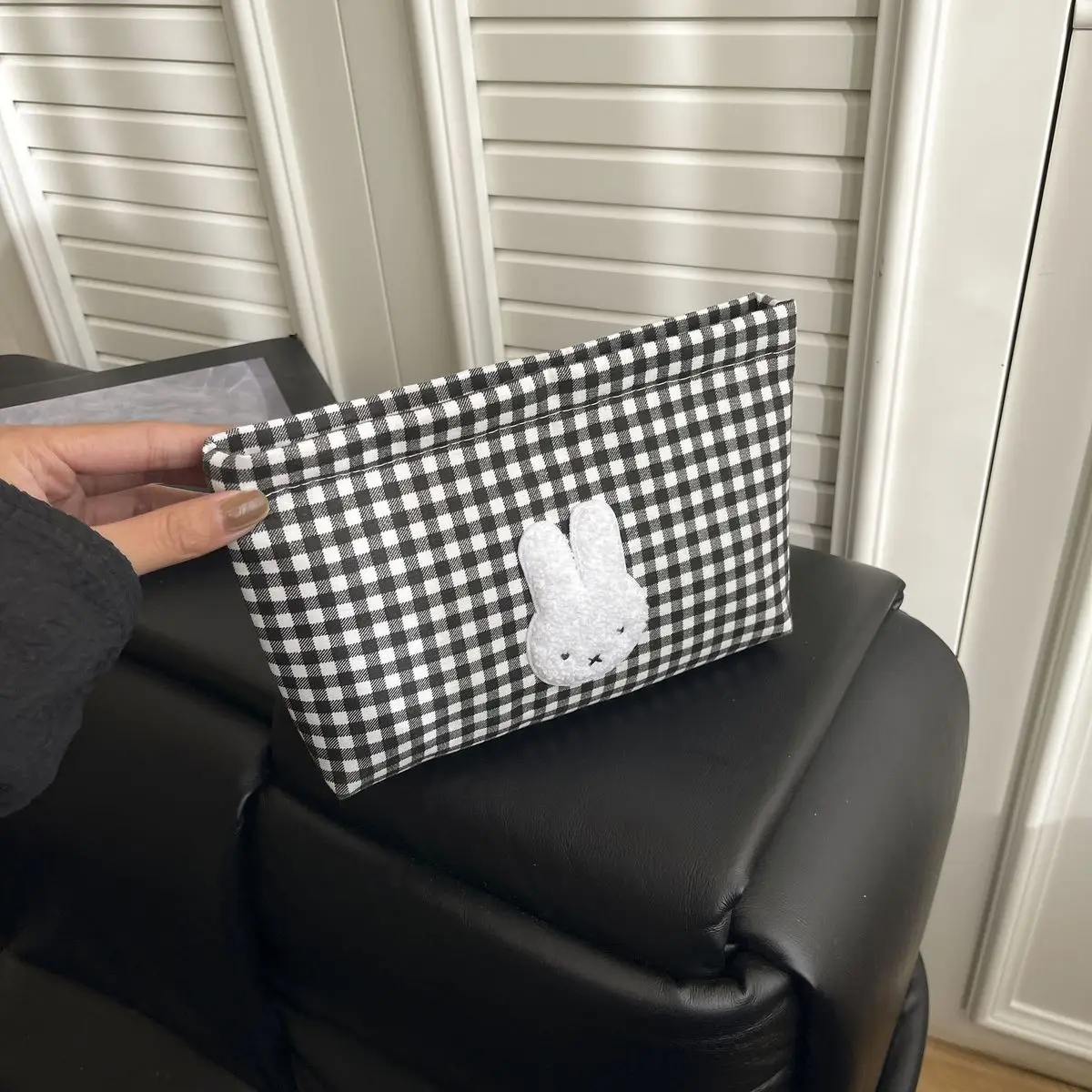 New Miffy Cute Kawaii High-Value Gift Makeup Bag Two-Dimensional Cartoon Creative Student Large Capacity Stationery Storage Bag