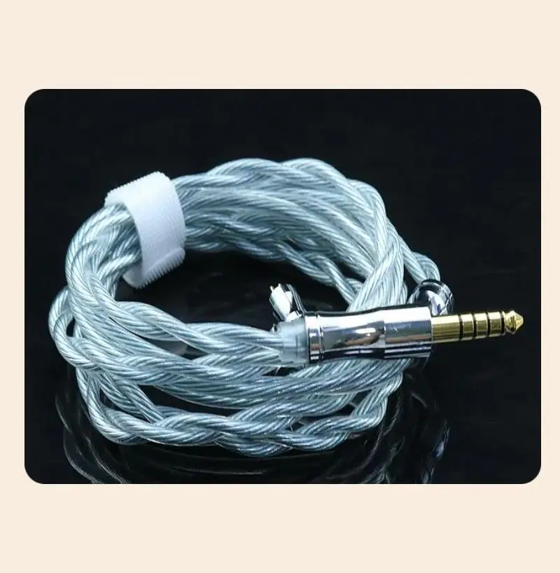 IVIPQ-534 2-adriges HIFI-Kopfhörer-Upgrade-Kabel mit 0,78 2PIN/MMCX/Recessed-0,78 2pin, geeignet für F1 Pro Youth – Detail 6