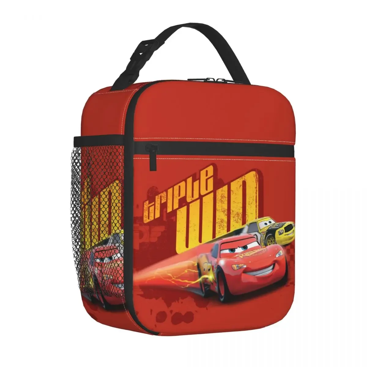 Custom Lightning McQueen Cars Lunch Bag Cooler Thermal Insulated Lunch Box per le donne Kids School Food Tote Bags portatili