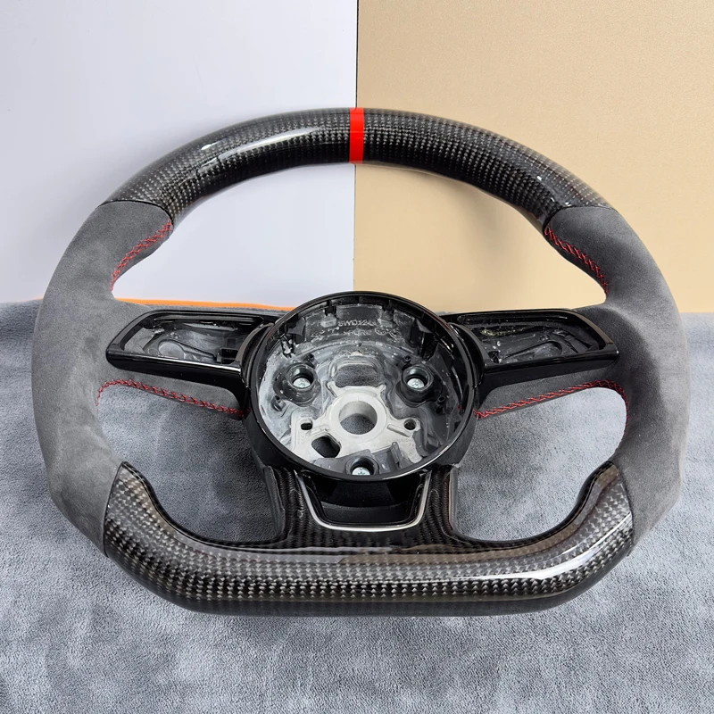 carbon fiber Steering wheel fusca for Audi RS3 RS4 RS5 A3 A4 A5 S3 S4 S5 car steering wheel