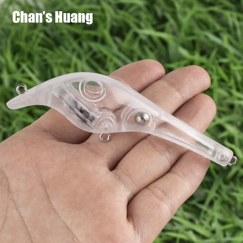 

Chan's Huang 20PCS Sinking Unpainted Jerkbait Blanks 90MM Floating Crankbait Wobbler DIY Transparent Fishing Lure Hard Bait body