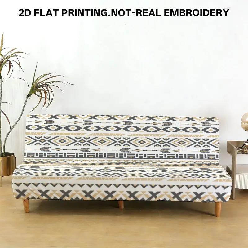 

Комплект дивана-кровати с принтом геометрической формы и рисунком линии, подходит для дивана-кровати в гостиной, спальне.