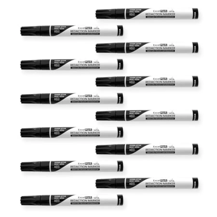 

Security Redaction Marker 12 pack