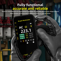 BSIDE Intelligent Digital Multimeter, Voltage Waveform Recording, Temperature Testing, Current, Screen Can Rotated For Display