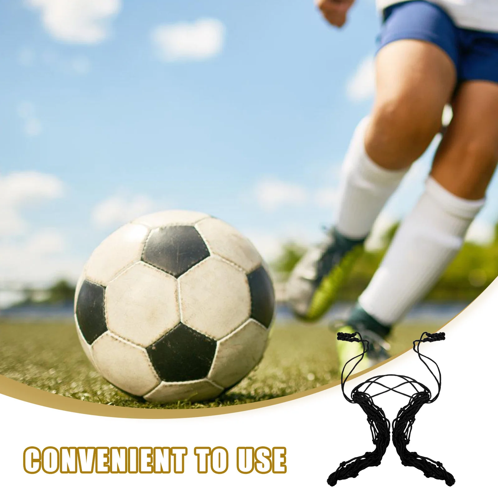 Red de malabares de fútbol, equipo de entrenamiento de fútbol, asistencia de rebote, herramienta de práctica ligera portátil para niños y adultos en interiores, 2 uds.