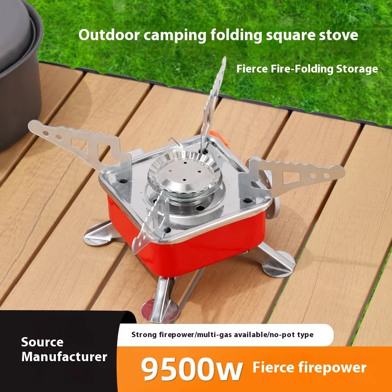 Wholesale Outdoor Portable Mini Cassette Gas Stove Metal Foldable Automatic Butane Fuel for Travel & Camping
